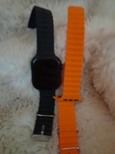 Smart Watch for Android or iOS (Black w/Interchangeable Wrist Bands)