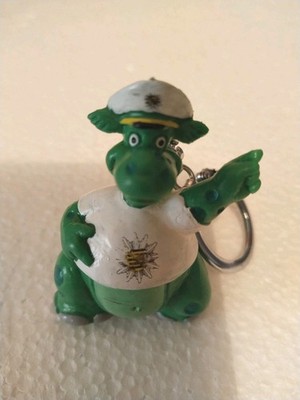 LKA Sachsen ''POLDI'', Bullyland, Schlüsselanhänger, Polizei, grün, Maskottchen 