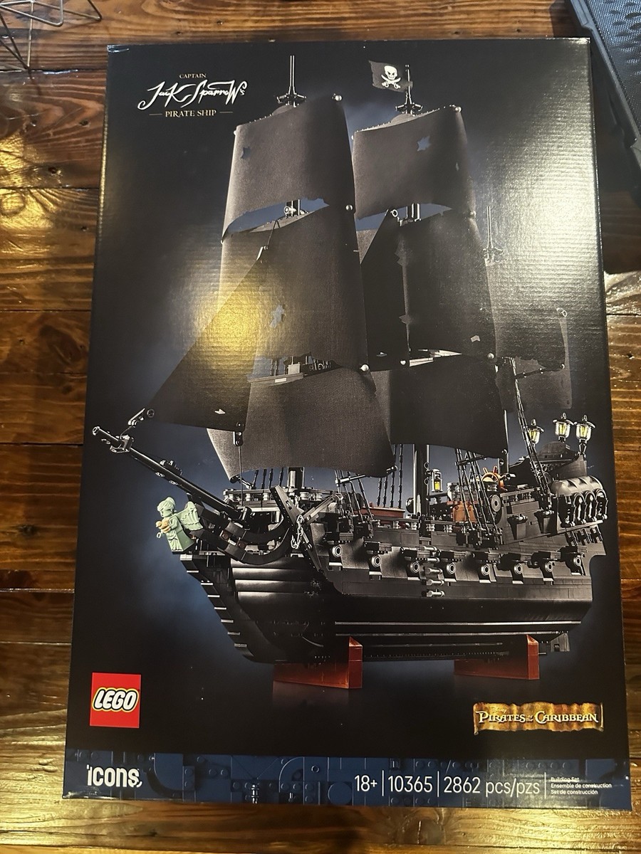 Lego Captain Jack Sparrow's Black Pearl Pirate Ship 10365 New Free