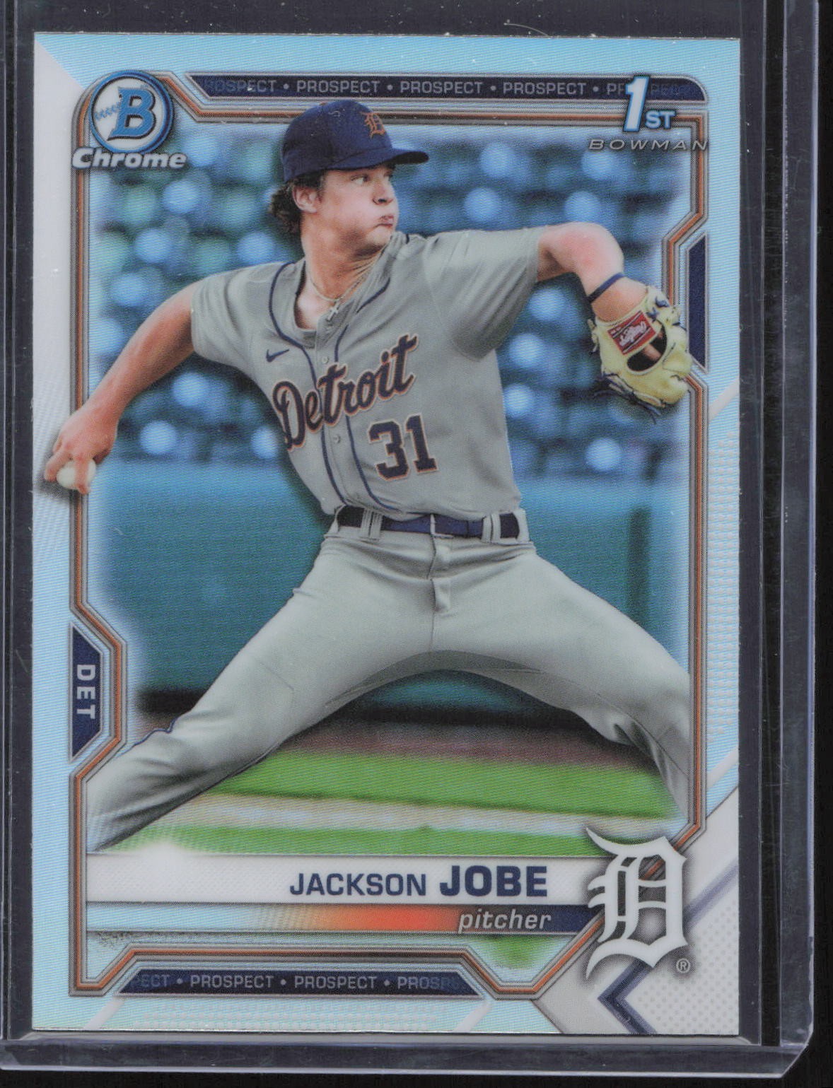 2021 Bowman Draft #BDC-69 Jackson Jobe Chrome Refractor