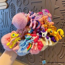 My Little Pony Keychain Toy Figures Rainbow Dash Twilight Sparkle Pinkie Pie Kid