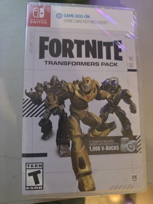 Fortnite Transformers Pack Nintendo Switch Brand New Factory Sealed