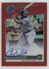 2020 Panini Donruss Optic Red Mojo Prizm 98/99 Deivy Grullon #RRS-DG Auto w4g