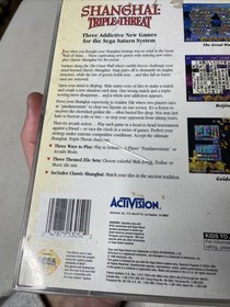 Shanghai: Triple Threat (Sega Saturn, 1996) CIB, Manual Reg Card