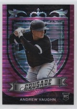 2021 Panini Chronicles Crusade Pink Pulsar Prizm Andrew Vaughn #15 1d0h