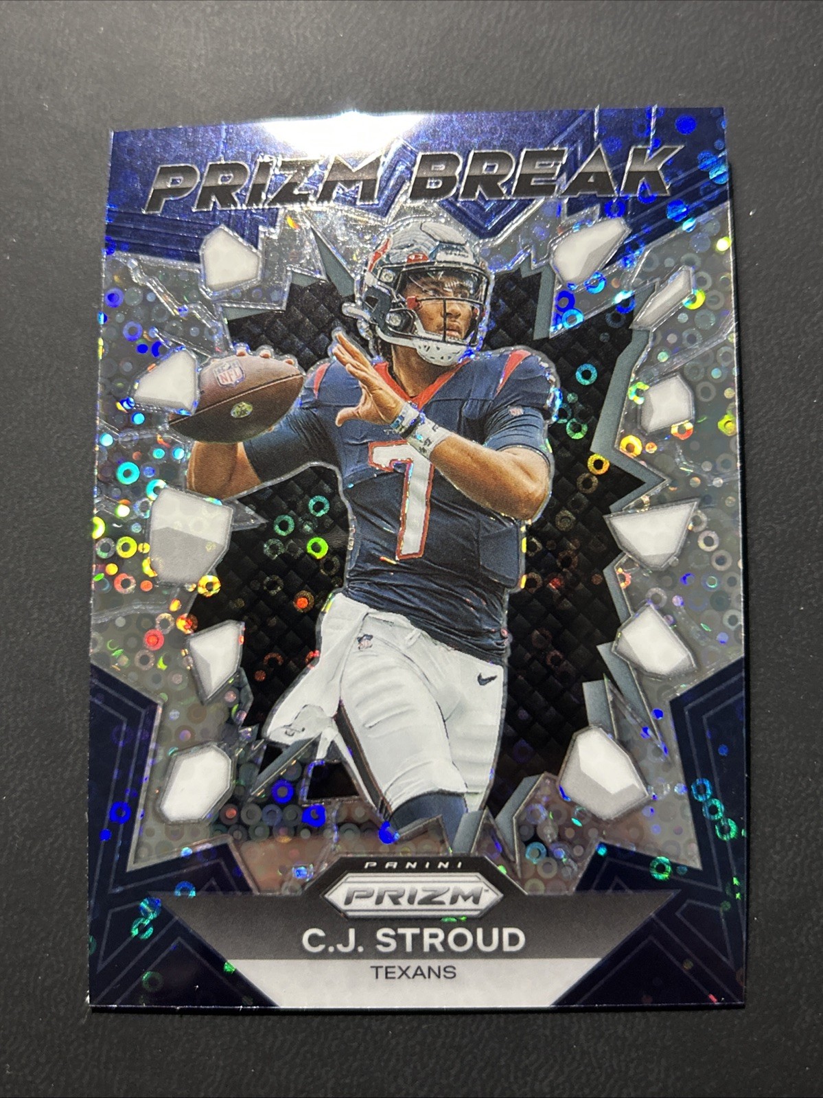 2023 Panini Prizm CJ STROUD RC Rookie Prizm Break Disco Parallel Texans JK319