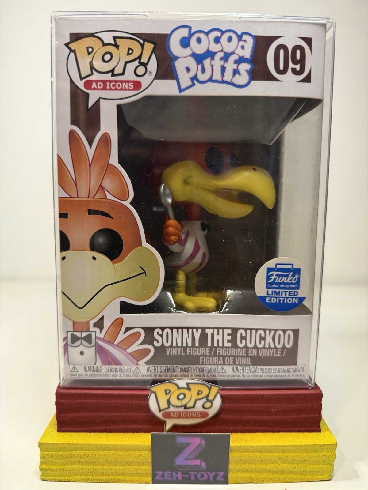 Funko Pop! Cocoa Puffs Sonny The Cuckoo #09 Funko Shop exclusivo