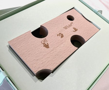 OFF-WHITE Home Virgil Abloh Wooden Door Stopper LARGE Wedge Modern Office Gift