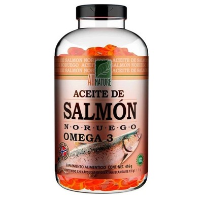 All Nature Norwegian Salmon Oil Omega 3 With 320 Capsules