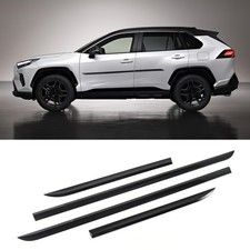 Body Side Door Molding Trim Compatible with Toyota RAV4 2019-2025 Door Moldin...