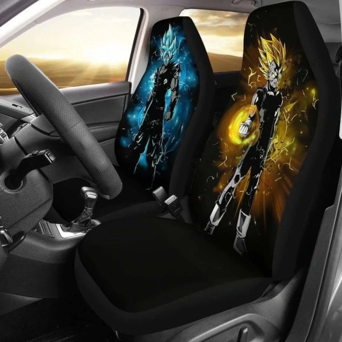 Goku Vegeta Car Seat Covers