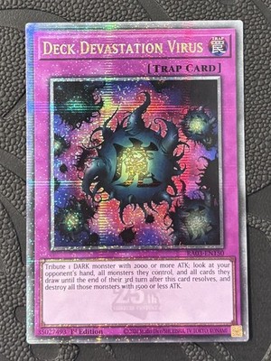 Deck Verwüstungsvirus RA03-DE150 Quarter Century Secret Rare 1. Auflage