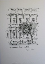 Hugh Casson PPRA (1910-1999) SIGNED original lithograph 'Banqueting House'