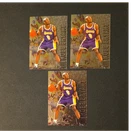 Fleer Metal 96-97 Kobe Bryant Lakers Rookie #161 Lot of 3 Basketball Cards