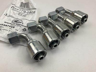 5 Gates G25179-0808 90 Degree Bent Tube Female JIC 37 Deg Flare Swivel Fittings