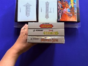 Castlevania 1 2 II Simon's Quest 3 III Dracula's Curse NES Nintendo CIB TRILOGY