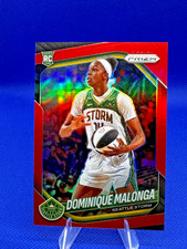 DOMINIQUE MALONGA 2025 PANINI PRIZM WNBA RED #057/299 RC SEATTLE STORM