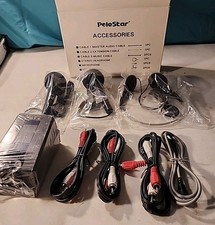 Polestar Audio Accessories NIB Sealed 2 Mics W/Table Stands, Headphones, Cables