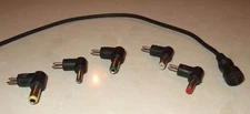 New Lot 5 Adaptaplug Universal AC DC Adapter Tip W/ Power Cord Pin MultiPurpose