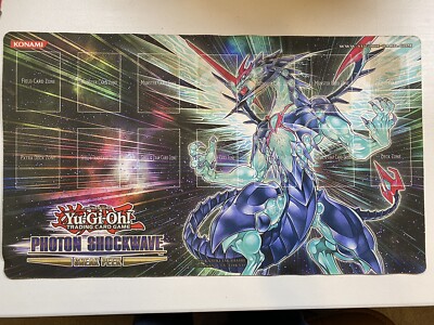 遊戯王　プレイマット　photon shockwave 2011 Yu-Gi-Oh Photon Shockwave Sneak Peak Playmat Yugioh Mat | eBay