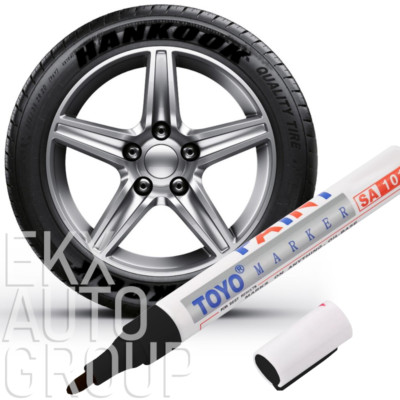 Waterproof Permanent Paint Marker Pen Ink Car Tire Tread Rubber Metal Mechanic