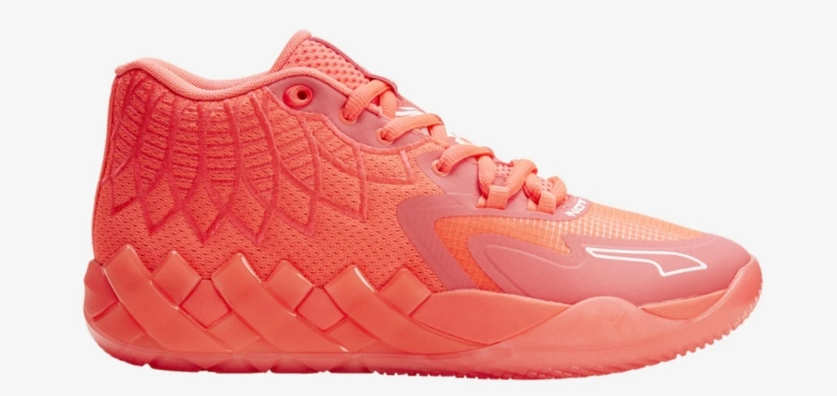 PUMA LaMELO MB.01 BCA Pink Alert Pink 376848 01 Men basketball Shoes sizes 8 14