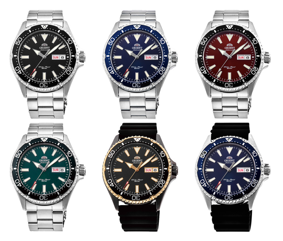 Orient Kamasu 200 Meter Diver Style Sapphire Crystal