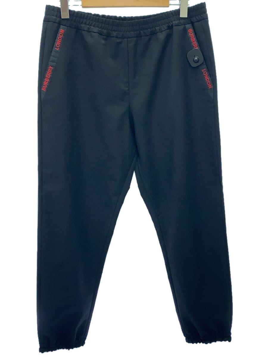 BURBERRY LONDON Straight Pants 52 Polyester Black Plain