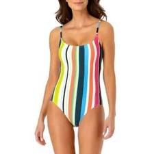 Anne Cole L96406 Women's Classic Lingerie Maillot One Piece Swimsuit Size 8