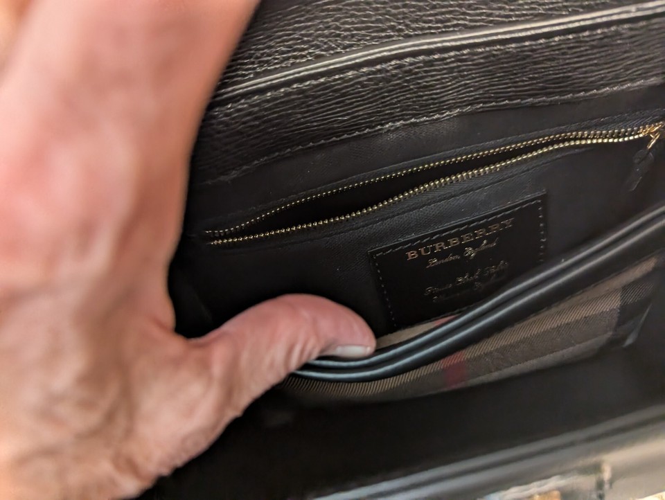 Burberry Durby House check small tote Bag Excellent eBay