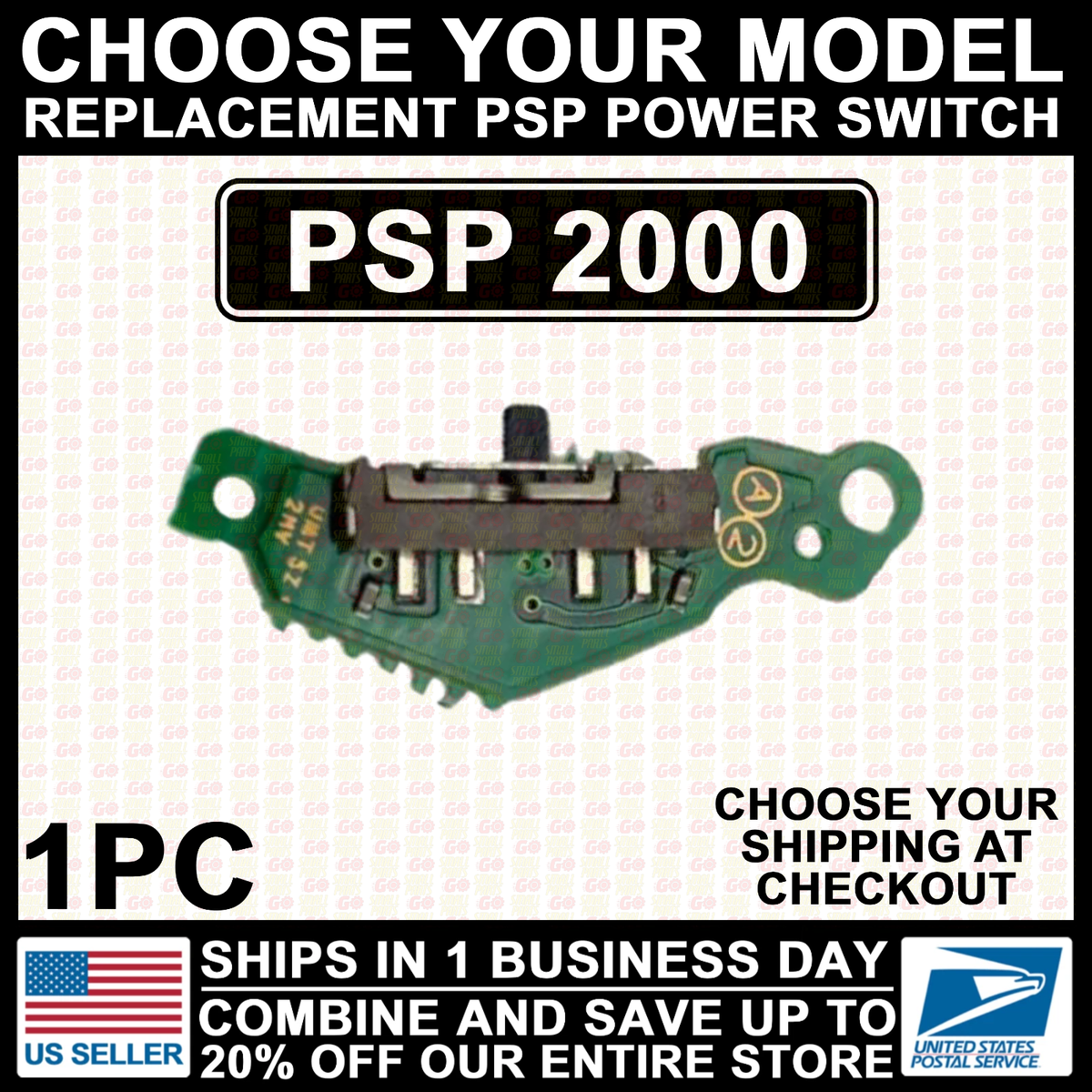 NEW Replacement Power Switch for Sony PSP 1000/2000/3000 Button