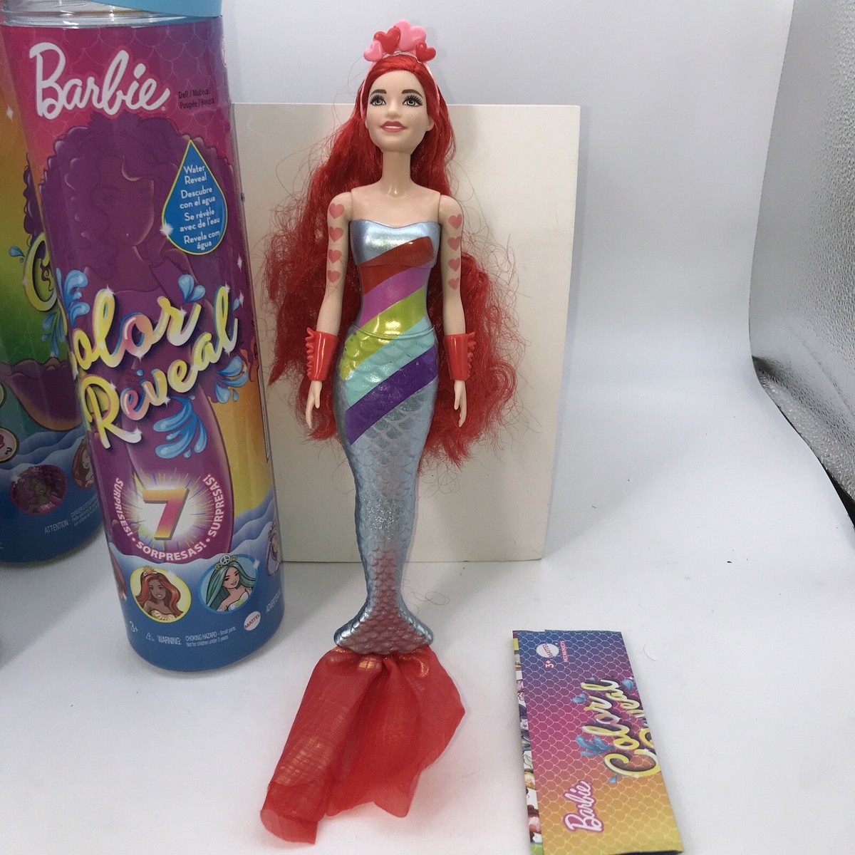 Barbie Doll MuÃ±eca Barbie Color Reveal Sirena Barbie Sirena ImÃ