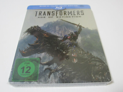 Transformers: Age of Extinction - 3D / 2D Limited Steelbook - Bluray - NEU&OVP