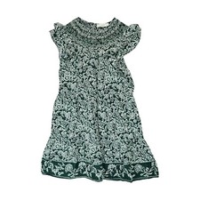 Loft Garden Ruffle Tiered Swing Dress Womens Size SP Petites