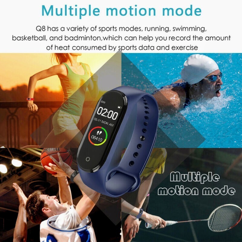 Activity Tracker Band M M4 Smart Digital Watch Bracelet For Men