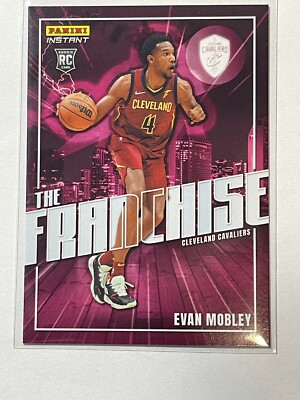 EVAN MOBLEY RC #6 - 2021-22 PANINI INSTANT NBA CAVS - 