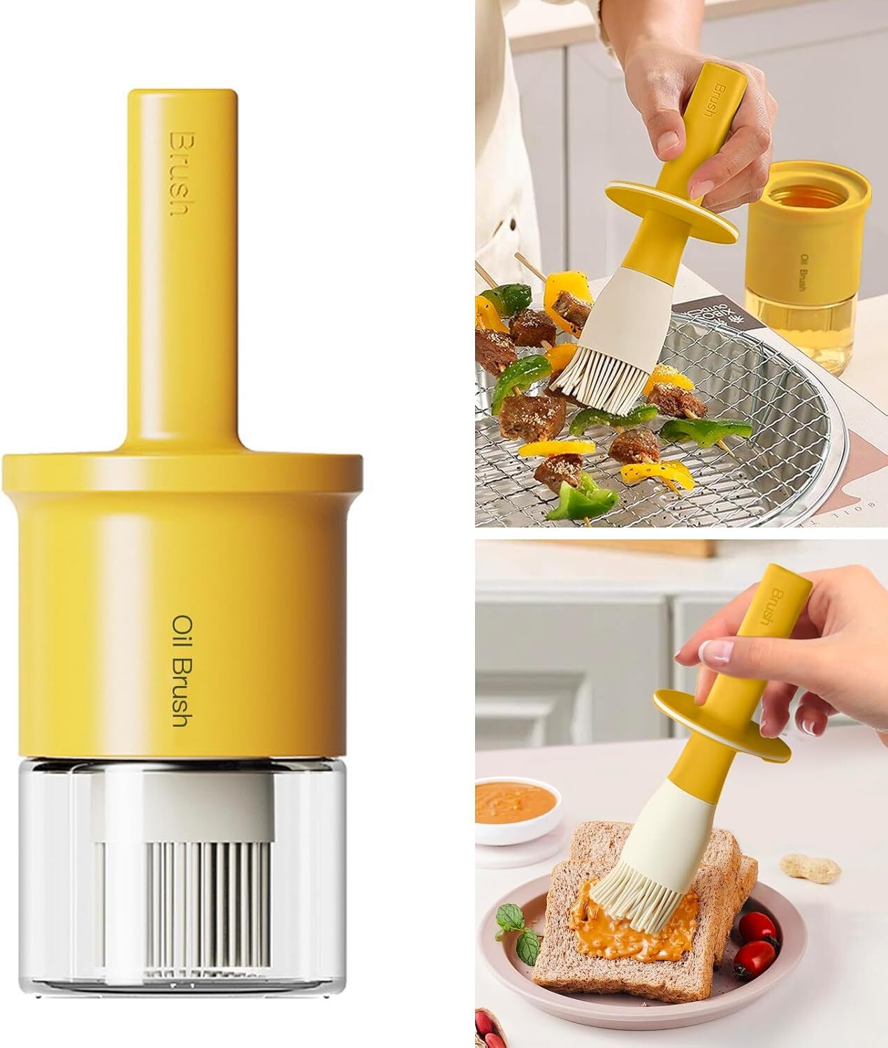Dispenser With Brush - Glass 04_orange