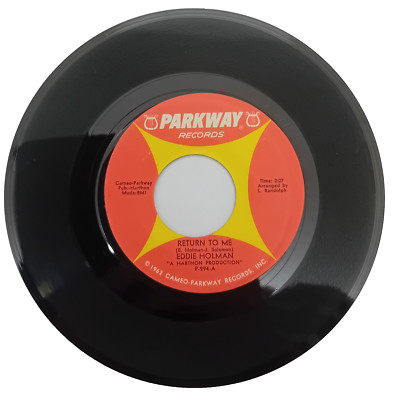 EDDIE HOLMAN  RETURN TO ME / STAY MINE FOR HEAVENS SAKE - US IMPORT PARKWAY 1966