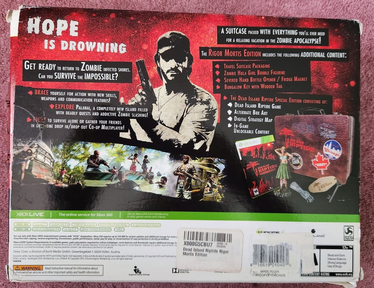 デッドアイランド リップタイド PS3 Dead  Riptide Rigor Mortis Collector&#39;s Edition Dead Island Riptide [Rigor Mortis Edition] Prices
