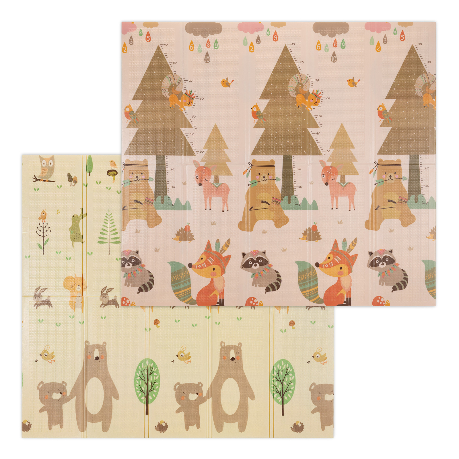 Tappeto per Bambini Gioco Tappeto Gattonamento Pieghevole Impermeabile 200x180cm