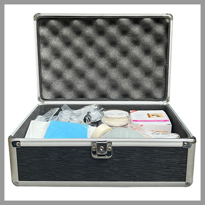 Professionelle Werkzeuge zur Verlängerung falscher Wimpern - komplettes Kit/Set mit Koffer