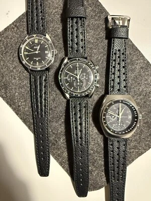 Genuine CorfaM® Watch Straps for Vintage & Reissue Omega Watches & Chronographs - Photo 1/4