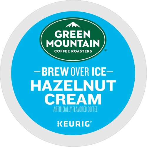 Green Mountain Brew Over Ice Iced Hazelnut Cream Coffee 24 to 144 Count K cups - Picture 3 of 5