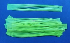 10 silicone Skirt Tabs Chart Green T70 Fish Lure Spinnerbait Jig Buzz Bass