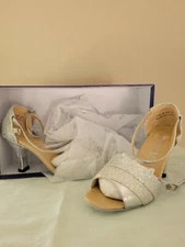 DiMichi International dancing shoes, New in box, Size 5 Silver