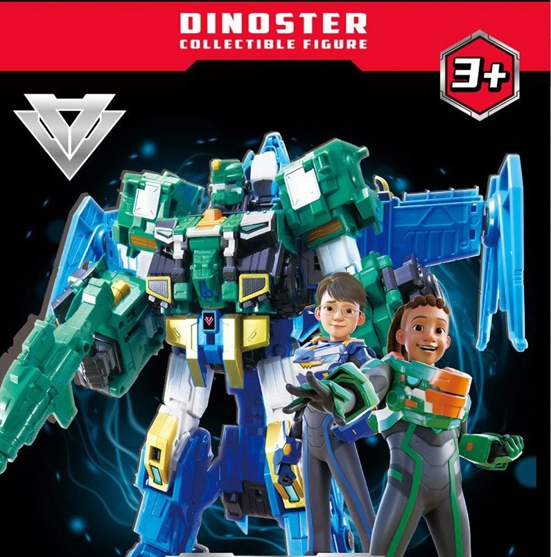 Dinoster Deluxe Stego Blaster Wing Dinosaurs Ptera Transforming Robot Car 2023 - Image 3 of 4