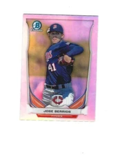 2014 Bowman Chrome Draft Top Prospects Refractors #CTP19 Jose Berrios  TWINS