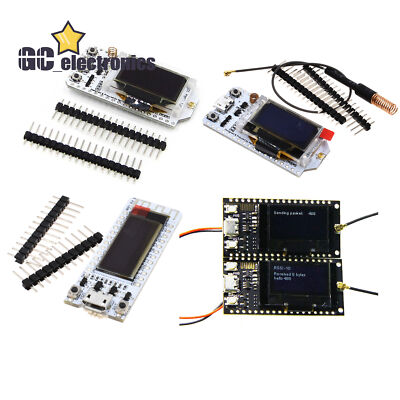 LORA SX1276/SX1278 433Mhz ESP32 WIFI NodeMcu Module 0.91/0.96OLED Display A3GS