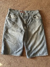 Levi's 579 Baggy Jean Shorts Men's Size 38 Blue Denim 14" Inseam