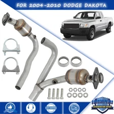Both Side Y Pipe Catalytic Converters Set For 2004-2010 Dodge Dakota 3.7L & 4.7L